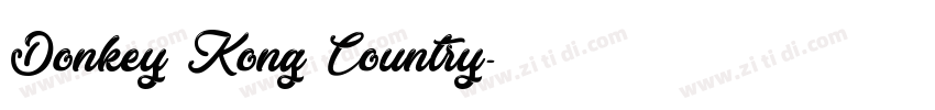 Donkey Kong Country字体转换
